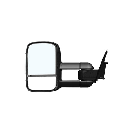 Clearview Towing Mirrors [Original, Pair, Power-Fold, Indicators, Electric, Chrome] - Ford Everest 2015-MY21