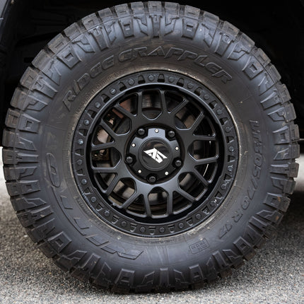 Forged Alloy Titan 17x.8.5 Wheel - Black 6x114.3