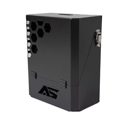 Lockable Jerry Can Holder - White