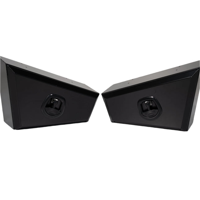 Tapered Under Tray Toolbox 1000mm (Pair) - Matte Black