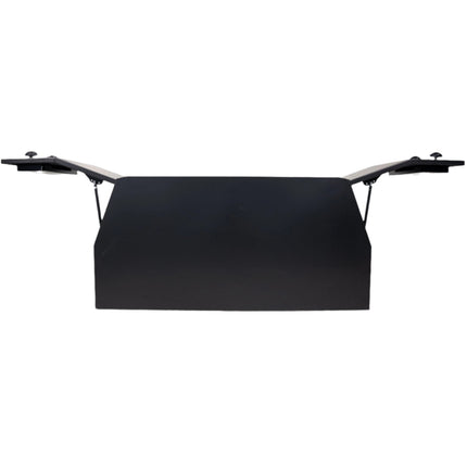 1000mm Aluminium Canopy - Matte Black