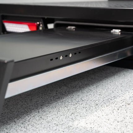 Aluminium Space Cab Tray with Trundle - 2000mm - White