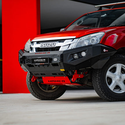 Hamer 4X4 King series bull bar (winch compatible up to 12,000LB) D-Max (2012 – 2016)