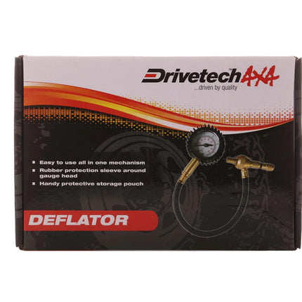 Drivetech 4x4 Tyre Deflator with Pressure Gauge
