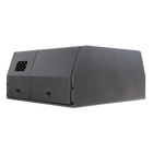 1700mm Aluminium Canopy with Dog Box Section - Matte Black