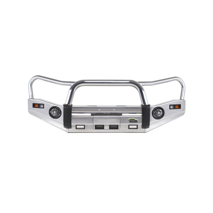 Polished Alloy Bull Bar to suit Mitsubishi Triton MQ and Fiat Fullback 2016 onwards