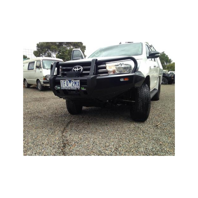 Commercial Bull Bar to suit Toyota Hilux Revo 2015 to 4/2018 (Suits Wide Body Models Only - Hi-Rider 4x2/Dual Cab 4x4/Extra Cab 4x4 Workmate SR and SR5)