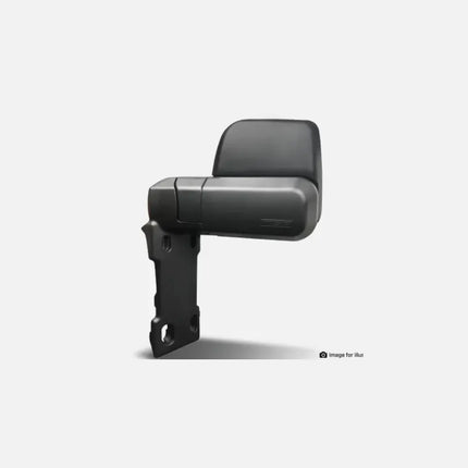 MSA LANDCRUISER 70-79 SERIES TOWING MIRRORS (1984-CURRENT) - Black, Manual, Big Base