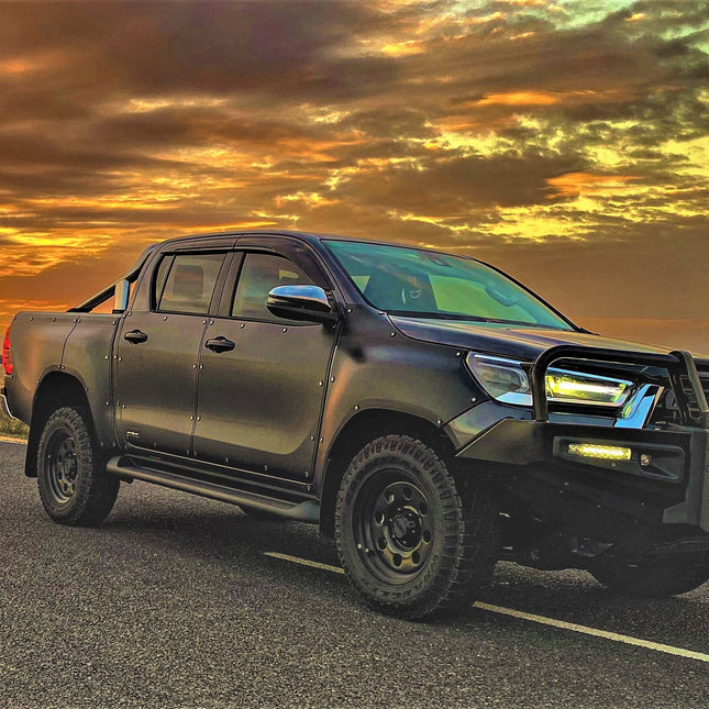 Toyota Hilux with Rhinohide Armor