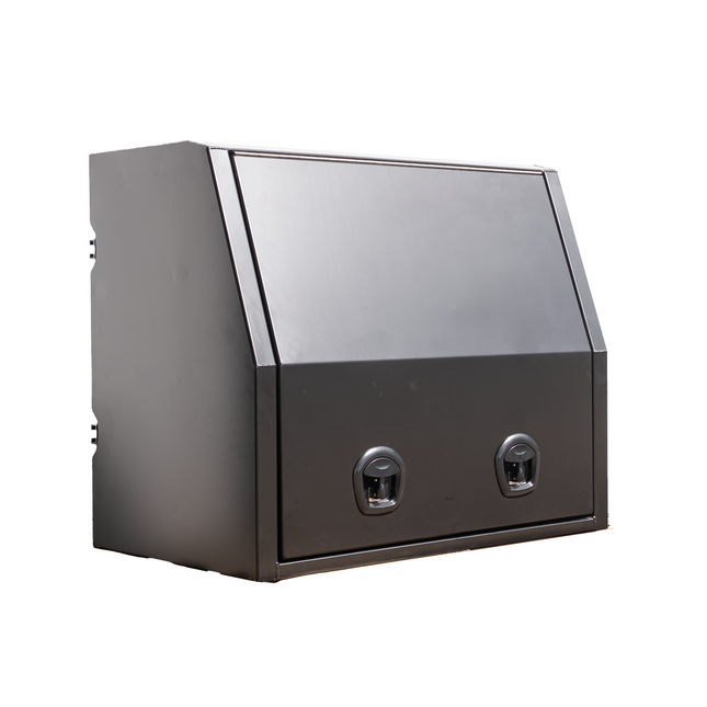 Aluminium Toolbox 1000mm - Matte Black