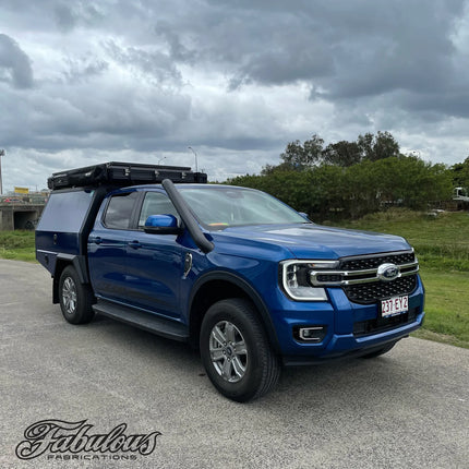 FABULOUS FABRICATIONS FORD RANGER NEXT GEN 4 INCH STAINLESS SNORKEL KIT AND ALLOY AIRBOX KIT