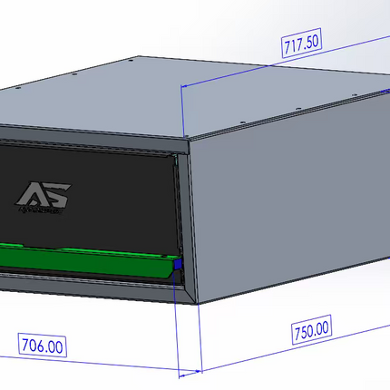 Large Aluminium Storage Drawer - Heavy Duty Slides V2