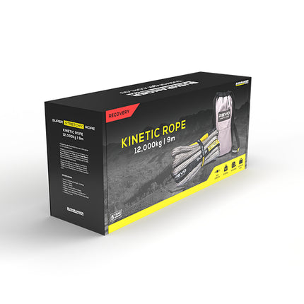 Bushranger Kinetic Strap Rope 9M 12000kg Packaging