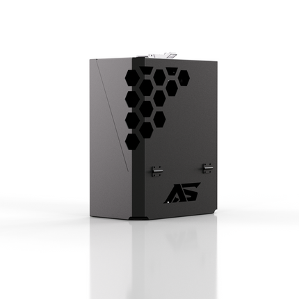 Lockable Jerry Can Holder - Matte Black