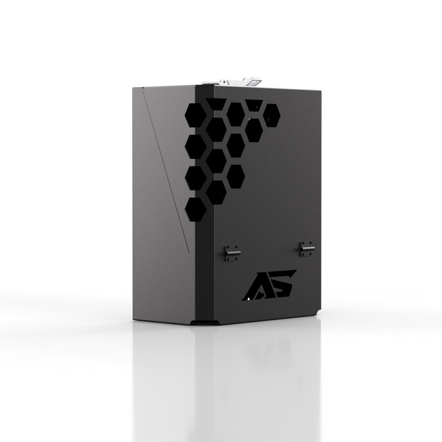 Lockable Jerry Can Holder - Matte Black