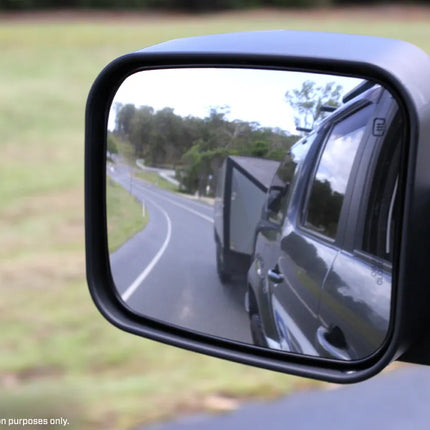 MSA 4x4 FORD EVEREST TOWING MIRRORS (2015-MAY 2022) - CHROME ELECTRIC