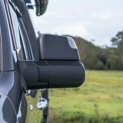 MSA 4x4 LandCruiser 100 Series Towing Mirrors - Black, Electric