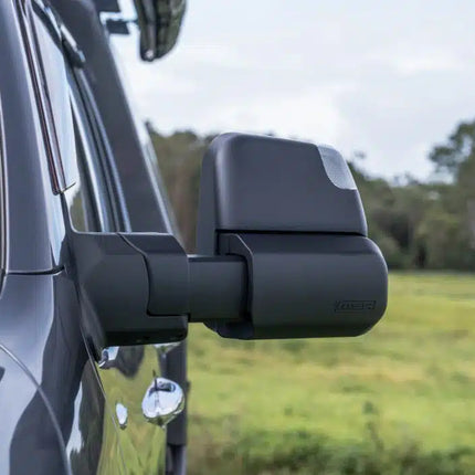 MSA 4x4 LandCruiser 100 Series Towing Mirrors - Black, Electric
