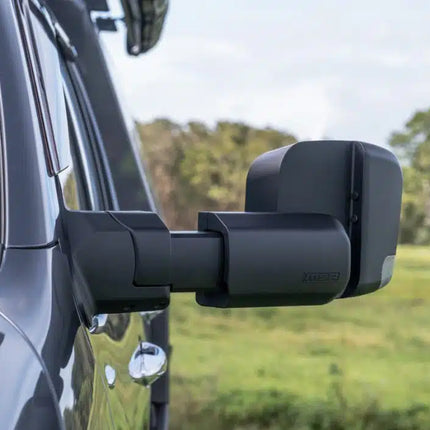MSA 4x4 LandCruiser 100 Series Towing Mirrors - Black, Electric