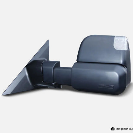 MSA 4x4 ISUZU D-MAX & MU-X TOWING MIRRORS - CHROME ELECTRIC INDICATORS BLIND SPOT MONITORING