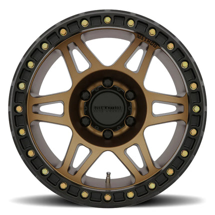 Method Race Wheels 106 Beadlock Bronze Head On