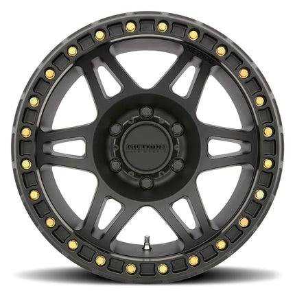 Method Race Wheels 106 Beadlock Matte Black Head On