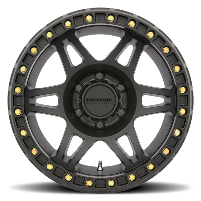 Method Race Wheels 106 Beadlock Matte Black Head On