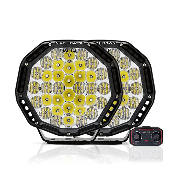 NIGHT HAWK VBP 9″ DRIVING LIGHT KIT
