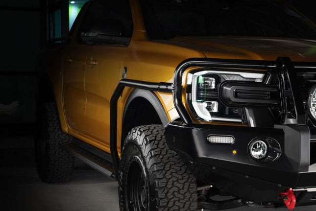 Ironman 4x4 Side Steps and Rails - Dimple Step Design 19+ Dmax (dual & single cab only)