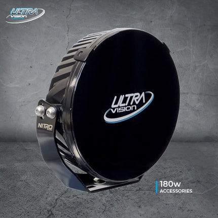 NITRO 180 MAXX 9" BLACK LENS COVER WITH ULTRA VISION LOGO