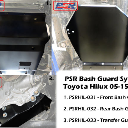 PSR Toyota Hilux N70 05-15 Front Bash Guard (Suits ALL Diff drops)