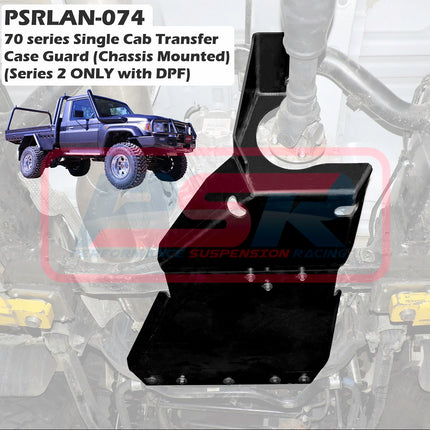 PSR Toyota LandCruiser 70 Series Single Cab Transfer Case Guard (Chassis Mounted) (Series 2 Only with DPF)