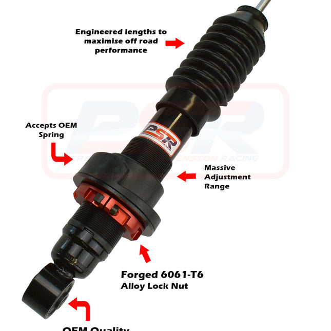 Nissan Navara D40 / NP300 / Pathfinder R51 PSR TTG Front 2-3" Adjustable Shock Absorber