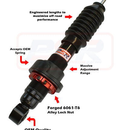Nissan Navara D40 / NP300 / Pathfinder R51 PSR TTG Front 2-5" Adjustable Shock Absorber