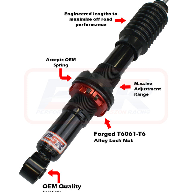 Holden RG Colorado / Isuzu D-MAX 1-2-3 / Mazda BT-50 TF 2021-On PSR TTG 2-4" Front Adjustable Shock Absorber