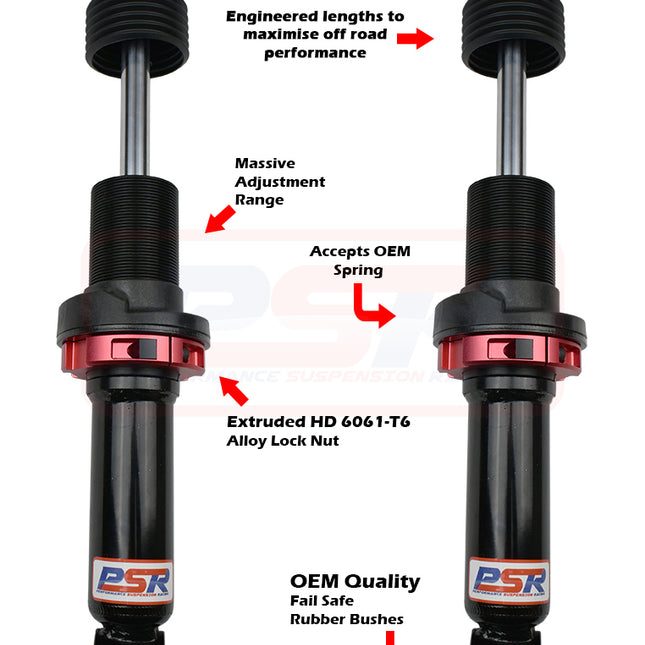 Mitsubishi Triton ML-MR PSR TTG Front 2-3" Adjustable Shock Absorber - PAIR