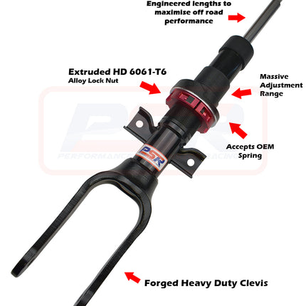 VW Amarok PSR TTG Front 2" Adjustable Shock Absorber