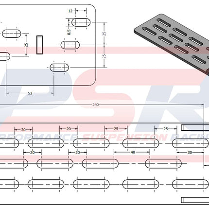 PSR Universal Heavy Duty Awning Bracket