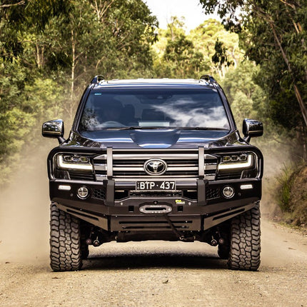Raid Full Length Steel Bumper Bull Bar to suit Toyota Landcruiser 300 series