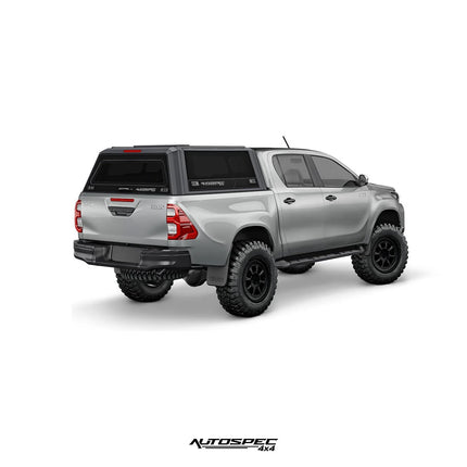 AS Horizon Aluminum Tub Canopy - Matte Black for Nissan Navara NP300 (2015 - 2021+)