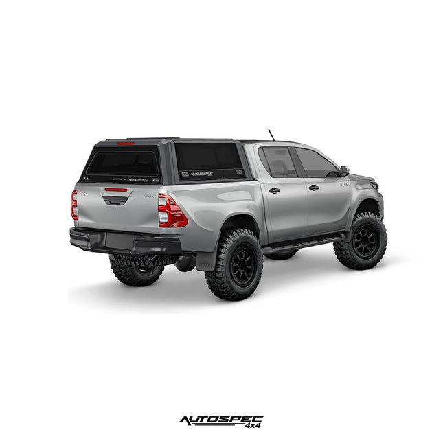 AS Horizon Aluminum Tub Canopy - Matte Black for Mitsubishi Triton MQ/MR