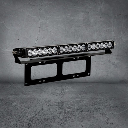 Raptor 90 LED 20.5″ Light Bar Number Plate Kit - Includes Wiring Harness and Hardware (Black)