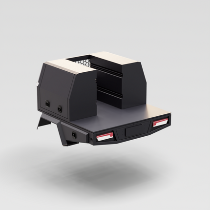 Aluminium Toolbox 1000mm - Matte Black