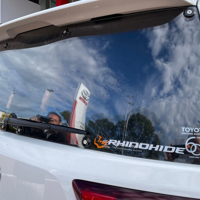 300 Series Landcruiser Rear Windscreen Protector for Rhinohide Armor
