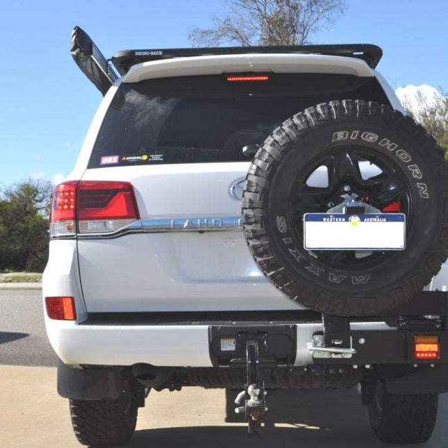 Outback Accessories Single Wheel Carrier Toyota 200 Series 09/2015 on VX/Sahara  08/2018 on GXL