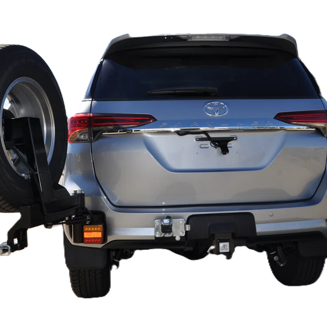 Outback Accessories Single Wheel Carrier Toyota Fortuna 08/2015 on