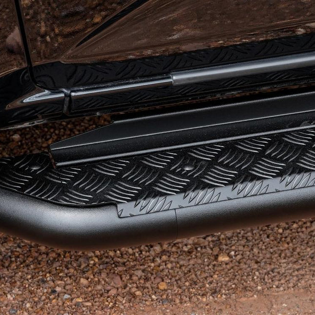 PIAK Side Step (Can use for rails, Black) for Isuzu MU-X (6/2021 on)