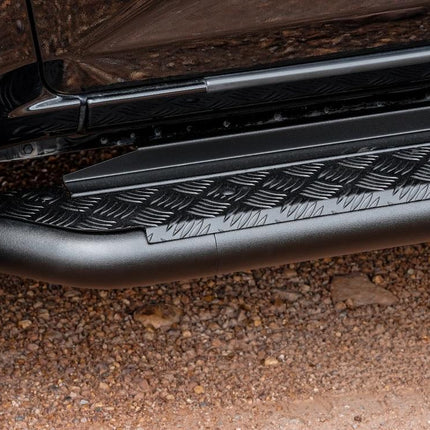 PIAK Side Step (Can use for rails, Black) for Isuzu MU-X (6/2021 on)