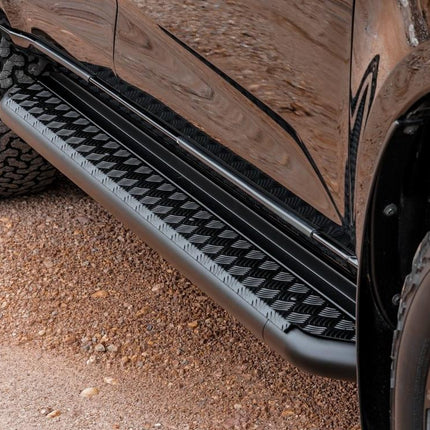 PIAK Side Step (Can use for rails, Black) for Isuzu MU-X (6/2021 on)