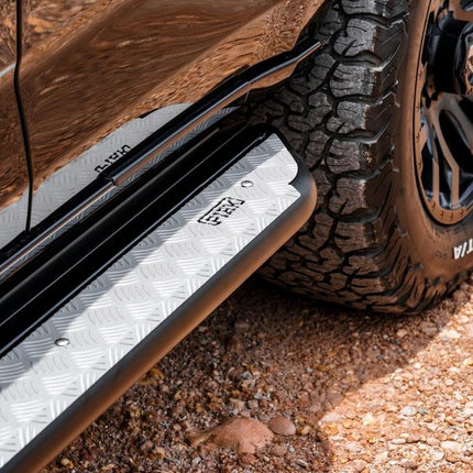 PIAK Side Step (Can use for rails, Grey) for Isuzu MU-X (6/2021 on)